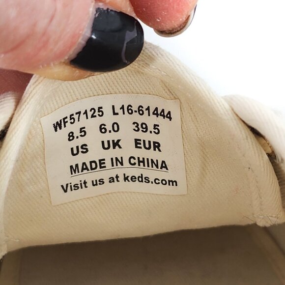 KEDS x KATE SPADE Keds for Kate Spade CH KS Platinum Gold Glitter WF57125 - Picture 13 of 13